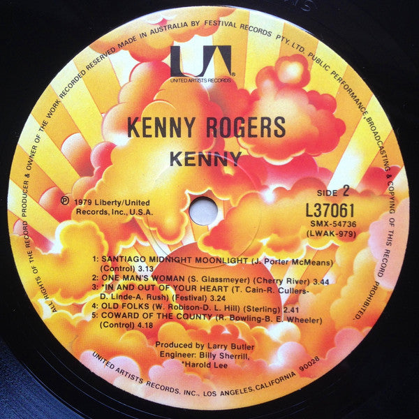 Kenny Rogers : Kenny (LP, Album)