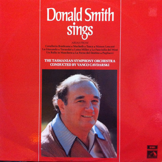Donald Smith (10) /  Tasmanian Symphony Orchestra Conducted By Vančo Čavdarski : Donald Smith Sings (LP)