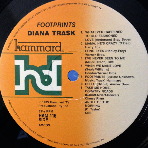 Diana Trask : Footprints (LP)