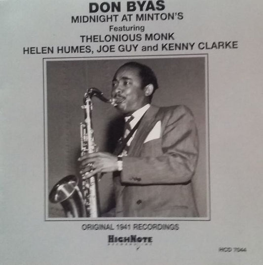 Don Byas : Midnight At Minton's (CD, RE)