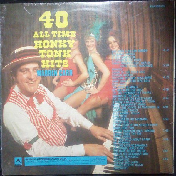 Warren Carr (2) : 40 All Time Honky Tonk Hits (LP)