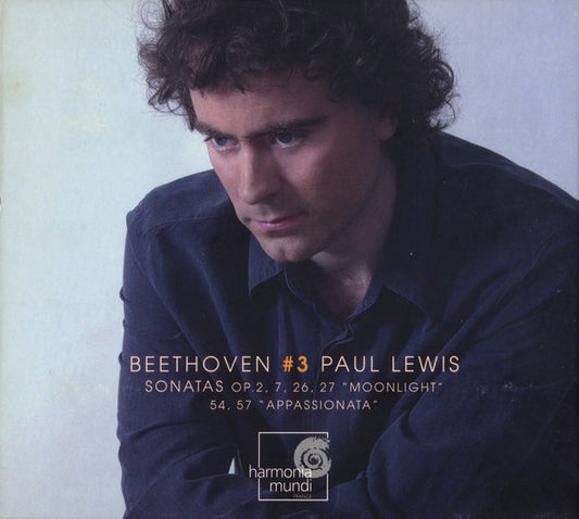 Beethoven* - Paul Lewis (7) : #3 : Sonatas Op.2, 7, 26, 27 "Moonlight", 54, 57 "Appassionata" (3xCD, Album)