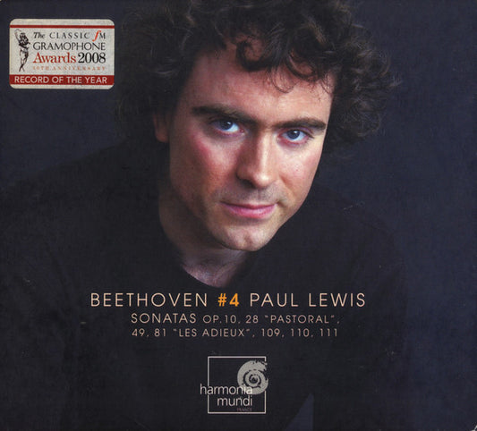 Beethoven* • Paul Lewis (7) : #4 : Sonatas Op. 10, 28 "Pastoral", 49, 81 "Les Adieux" 109, 110, 111 (3xCD, Album)