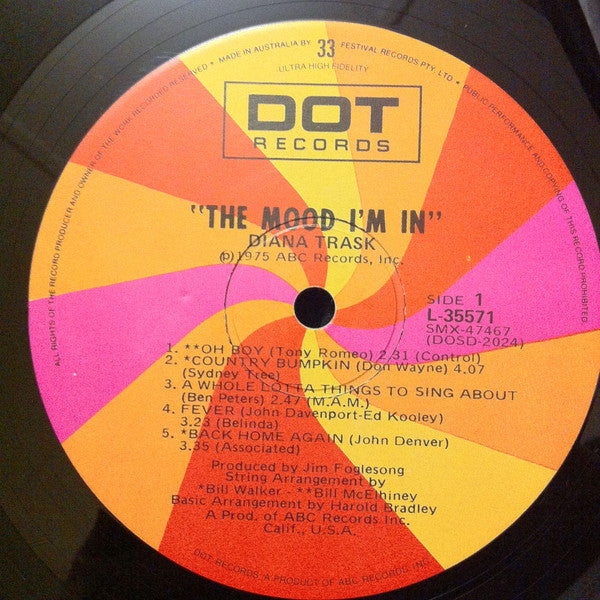 Diana Trask : The Mood I'm In (LP, Album)