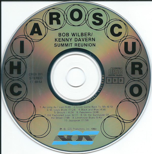 Bob Wilber, Kenny Davern : Summit Reunion (CD, Album, RE)