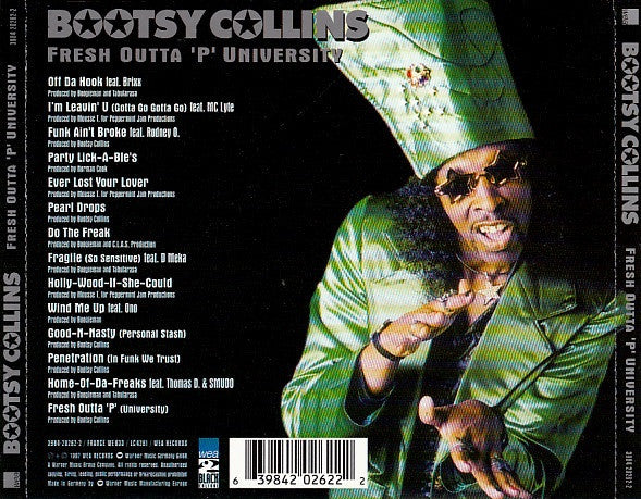 Bootsy Collins : Fresh Outta 'P' University (CD, Album)