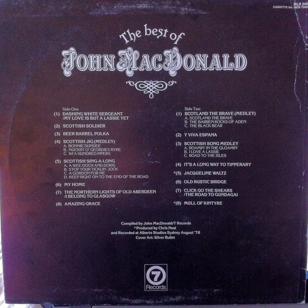 John MacDonald (7) : The Best Of John MacDonald (LP, Album)