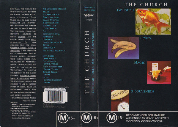 The Church : Goldfish (Jokes, Magic & Souvenirs) (VHS, Comp, RE, PAL)
