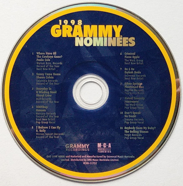 Various : 1998 Grammy Nominees (CD, Comp)