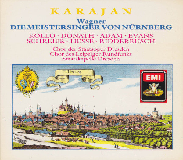 Wagner* - Kollo* · Donath* · Adam* · Evans* · Schreier* · Hesse* · Ridderbusch* · Chor der Staatsoper Dresden · Chor Des Leipziger Rundfunks* · Staatskapelle Dresden · Karajan* : Die Meistersinger Von Nürnberg (4xCD, Album, RE, RM + Box, Sli)