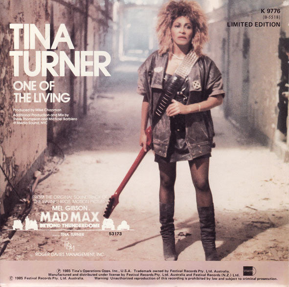 Tina Turner : One Of The Living (7", Ltd)