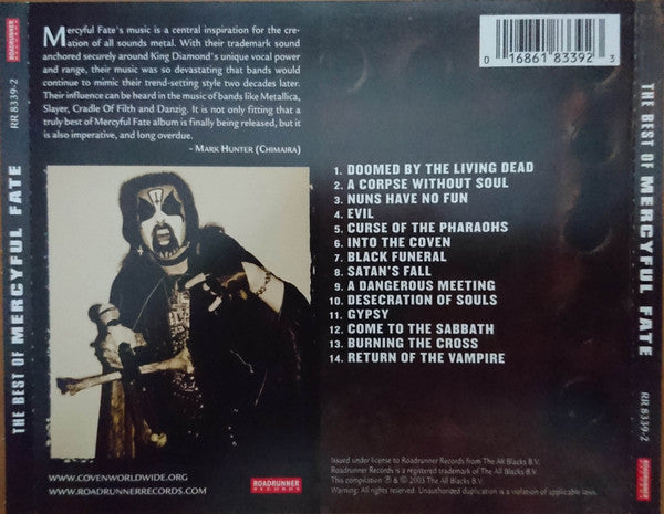 Mercyful Fate : The Best Of (CD, Comp)