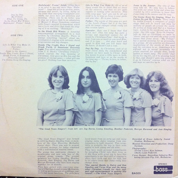 The Good News Singers (2) : Keep On Singing (LP)