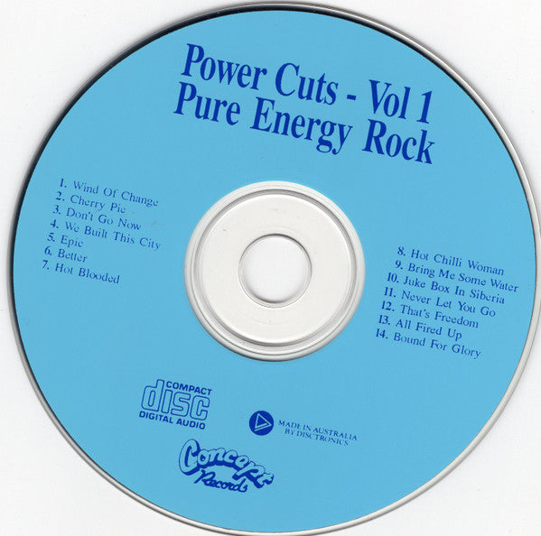 Various : Power Cuts - Pure Energy Rock (2xCD, Comp)