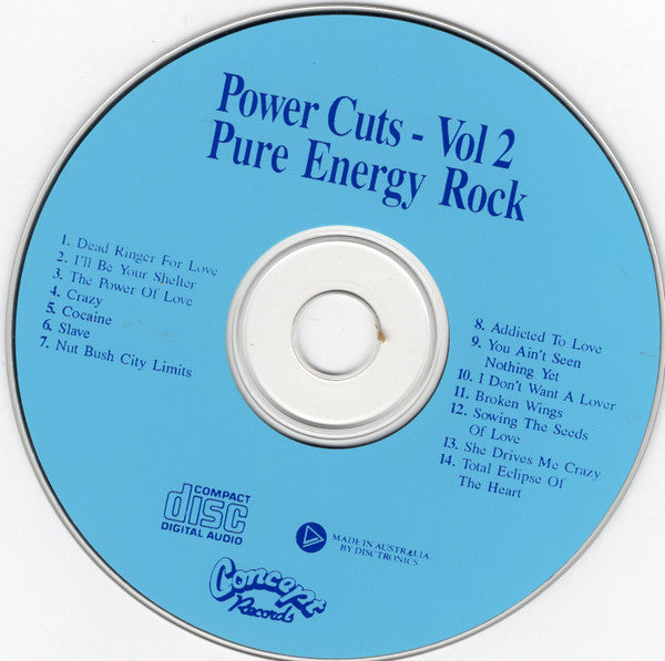Various : Power Cuts - Pure Energy Rock (2xCD, Comp)