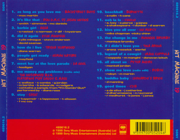Various : Hit Machine 19 (CD, Comp)