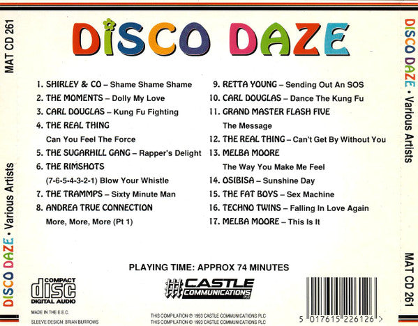 Various : Disco Daze (CD, Comp)