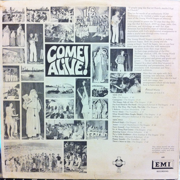 The Young World Singers : Come Alive! (LP)