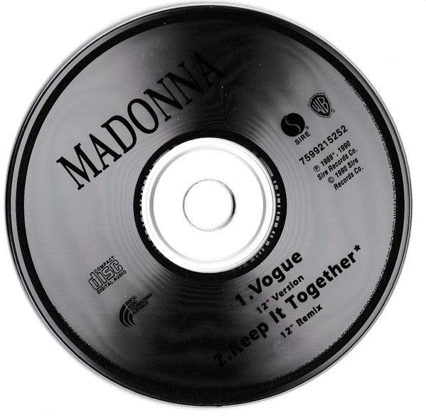 Madonna : Vogue (CD, Single, RE)
