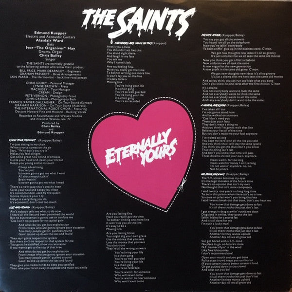 Buy The Saints : Eternally Yours (LP, Album) Online for a great