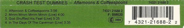 Crash Test Dummies : Afternoons & Coffeespoons (CD, Single)