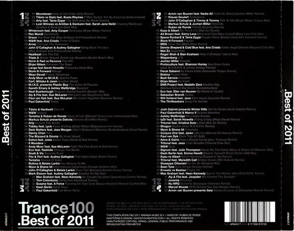 Various : Trance 100 .Best of 2011 (4xCD, Mixed)