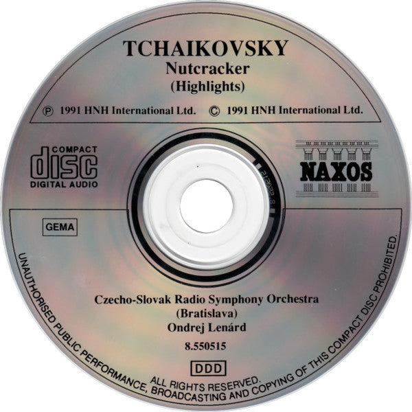 Pyotr Ilyich Tchaikovsky - Slovak Radio Symphony Orchestra, Ondrej Lenárd : Nutcracker (Highlights) (CD, Album)
