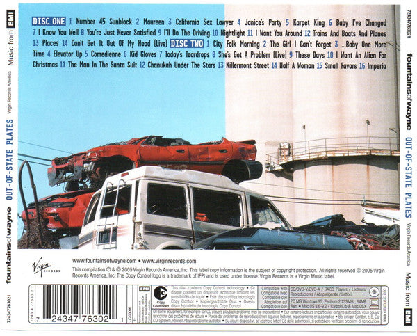 Fountains Of Wayne : Out-Of-State Plates (2xCD, Comp, Copy Prot.)
