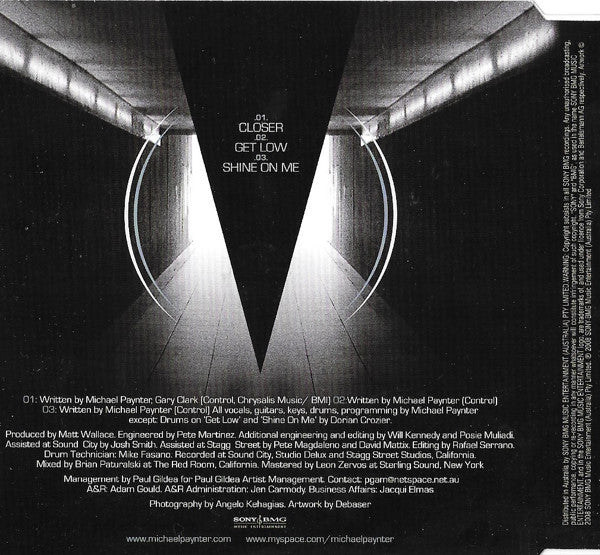 Michael Paynter : Closer (CD, Single)