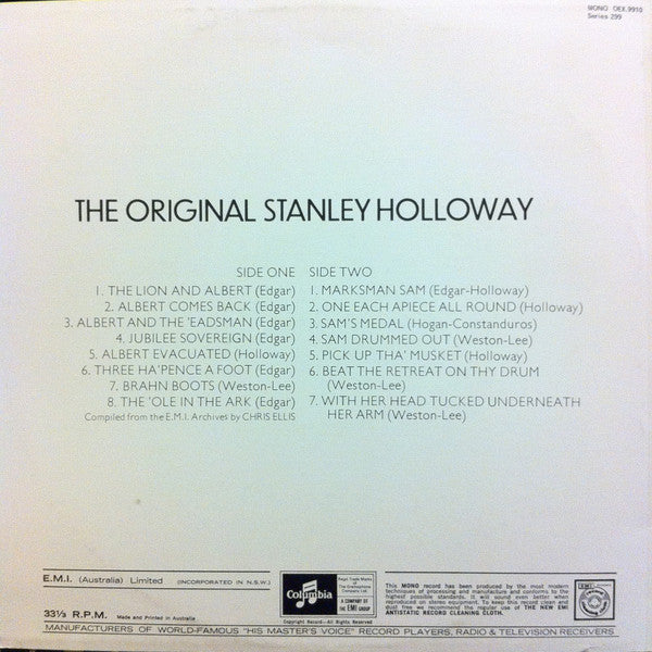Stanley Holloway : The Original Stanley Holloway (LP, Comp)