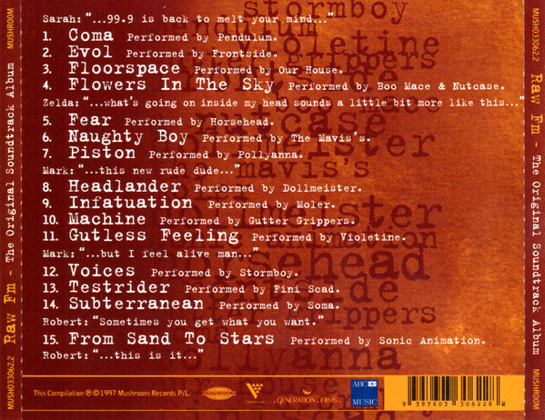 Various : Raw FM - The Original Soundtrack (CD, Comp)