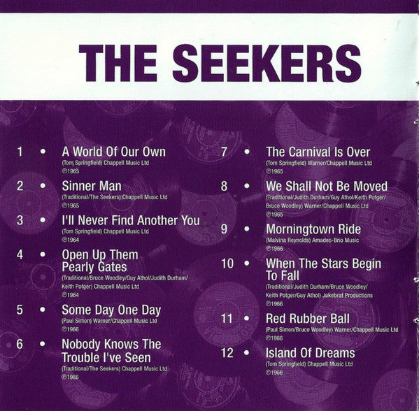 The Seekers : A's, B's & EP's (CD, Comp, Copy Prot., RE)