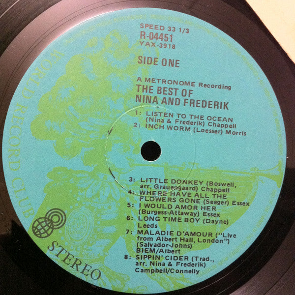 Nina & Frederik : The Best Of Nina And Frederik (LP, Comp, Club)