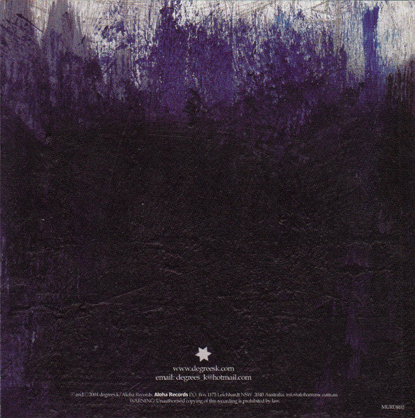 Degrees K : Children Of The Night Sky (CD, Album)