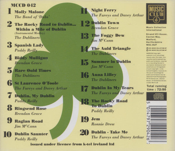 Various : Dublin Songs: Fine Selected Irish Melodies (CD, Comp, RE)