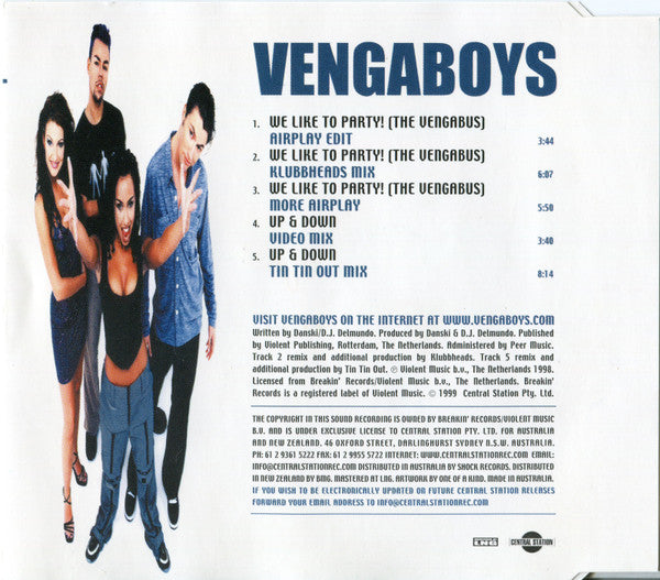 Vengaboys : We Like To Party! (The Vengabus) (CD, Maxi)