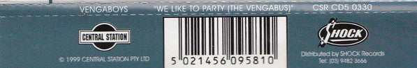 Vengaboys : We Like To Party! (The Vengabus) (CD, Maxi)
