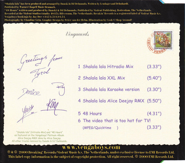 Vengaboys : Shalala Lala (CD, Maxi, Enh)