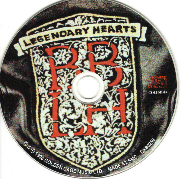 Barney Bentall And The Legendary Hearts : Greatest Hits 1986 - 1996 (CD, Comp)