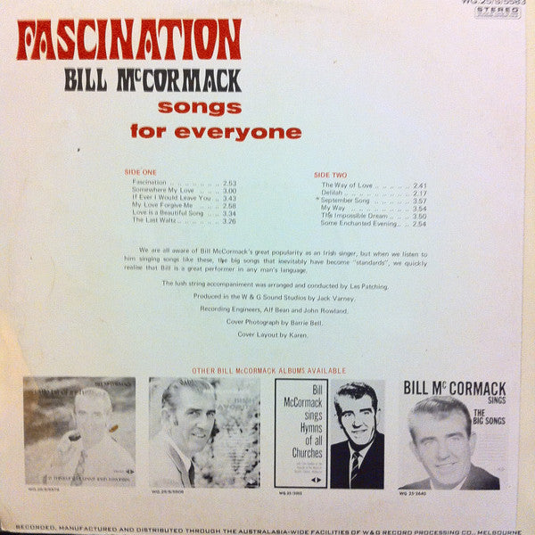 Bill McCormack : Fascination (LP)