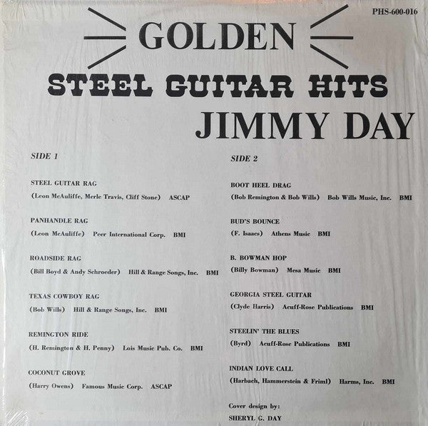 Jimmy Day : Golden Steel Guitar Hits (LP, Album)
