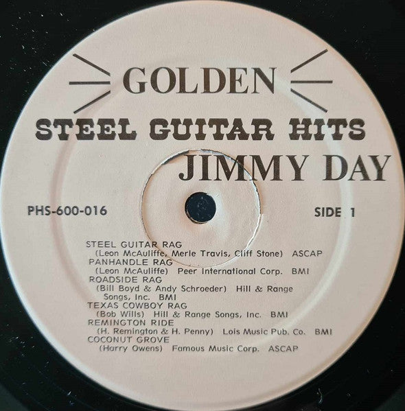 Jimmy Day : Golden Steel Guitar Hits (LP, Album)