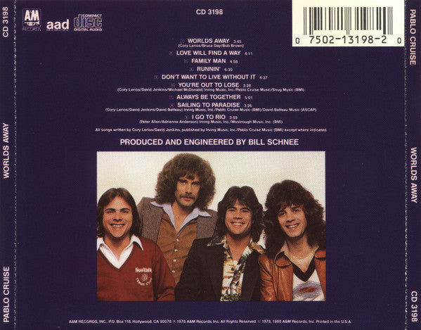 Pablo Cruise : Worlds Away (CD, Album, RE)