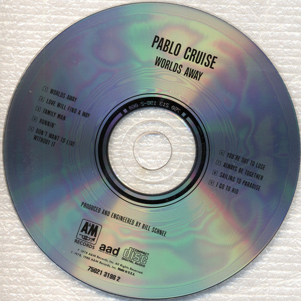 Pablo Cruise : Worlds Away (CD, Album, RE)