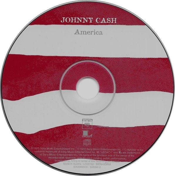Johnny Cash : America (A 200-Year Salute In Story And Song) (CD, Album, RE)