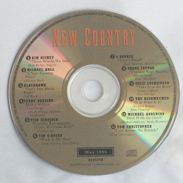 Various : New Country - May 1995 (CD, Comp)