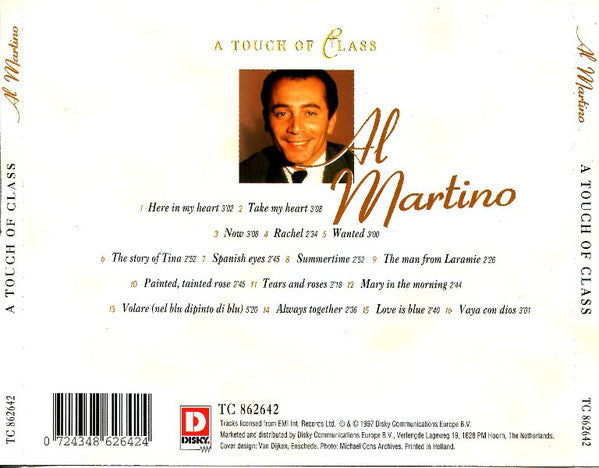 Al Martino : A Touch Of Class (CD, Comp)