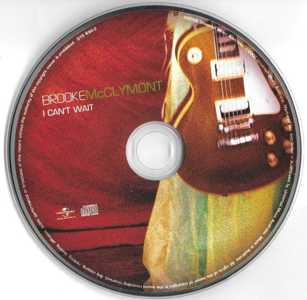 Brooke McClymont : I Can't Wait (CD, Single, Enh)