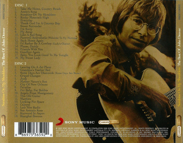 John Denver : Sunshine On My Shoulders / The Best Of John Denver (2xCD, Comp)