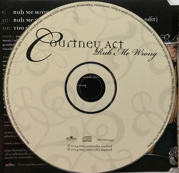 Courtney Act : Rub Me Wrong (CD, Maxi)